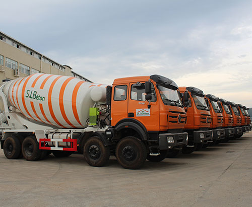 Agitator Mixer Trucks with North Benz Chassis Are Ready To Ship